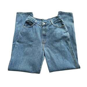 Vintage Gitano High Waisted Mom Jeans Size 10 Tall Fits 25 Waist Blue 80s 90s
